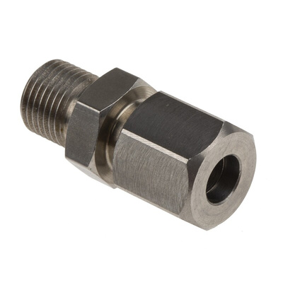 RS PRO Thermocouple Compression Fitting for Use with Thermocouple, 1/8 BSPP, 6mm Probe, RoHS Compliant Standard
