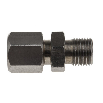 RS PRO Thermocouple Compression Fitting for Use with Thermocouple, 1/8 BSPP, 6mm Probe, RoHS Compliant Standard