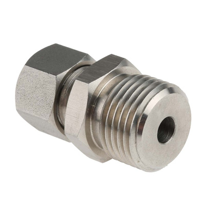 RS PRO Thermocouple Compression Fitting for Use with Thermocouple, 1/2 BSPP, 6mm Probe, RoHS Compliant Standard
