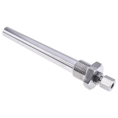 RS PRO Thermowell for Use with Temperature Sensor, 1/2 BSP, 6mm Probe, RoHS Compliant Standard