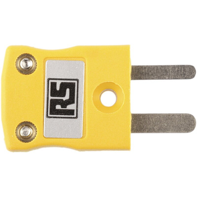 RS PRO In-Line Thermocouple Connector for Use with Type K Thermocouple, Miniature Size, BS Standard