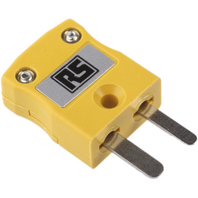 RS PRO In-Line Thermocouple Connector for Use with Type K Thermocouple, Miniature Size, BS Standard