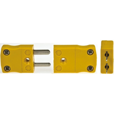 RS PRO In-Line Thermocouple Connector for Use with Type K Thermocouple, Miniature Size, BS Standard