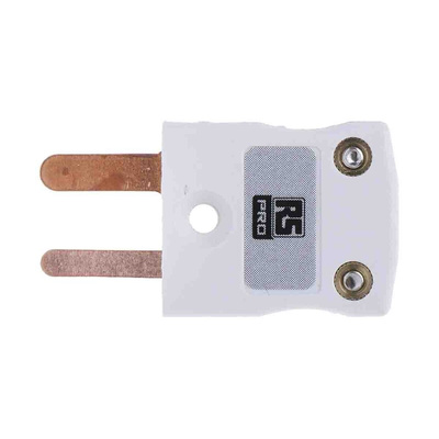 RS PRO In-Line Thermocouple Connector for Use with Type CU Thermocouple, Miniature Size, IEC Standard