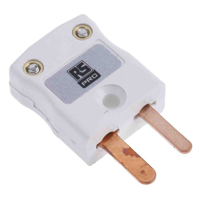 RS PRO In-Line Thermocouple Connector for Use with Type CU Thermocouple, Miniature Size, IEC Standard