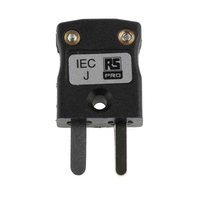 RS PRO In-Line Thermocouple Connector for Use with Type J Thermocouple, Miniature Size, IEC Standard