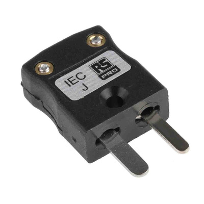 RS PRO In-Line Thermocouple Connector for Use with Type J Thermocouple, Miniature Size, IEC Standard