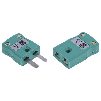 RS PRO In-Line Thermocouple Connector for Use with Type K Thermocouple, Miniature Size, IEC Standard