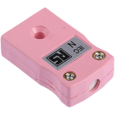 RS PRO In-Line Thermocouple Connector for Use with Type N Thermocouple, Miniature Size, IEC Standard