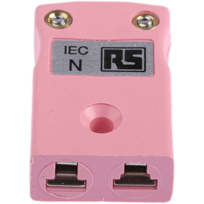 RS PRO In-Line Thermocouple Connector for Use with Type N Thermocouple, Miniature Size, IEC Standard