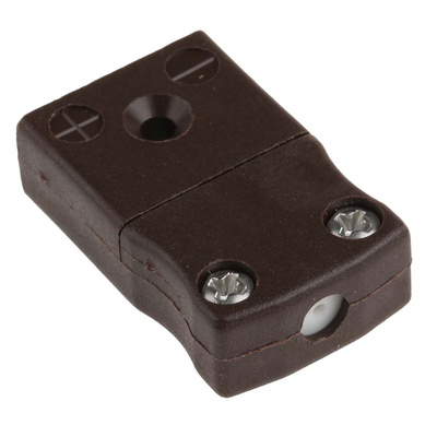 RS PRO In-Line Thermocouple Connector for Use with Type T Thermocouple, Miniature Size, IEC Standard
