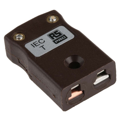 RS PRO In-Line Thermocouple Connector for Use with Type T Thermocouple, Miniature Size, IEC Standard