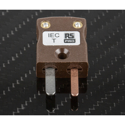 RS PRO In-Line Thermocouple Connector for Use with Type T Thermocouple, Miniature Size, IEC Standard