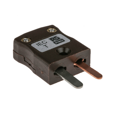 RS PRO In-Line Thermocouple Connector for Use with Type T Thermocouple, Miniature Size, IEC Standard