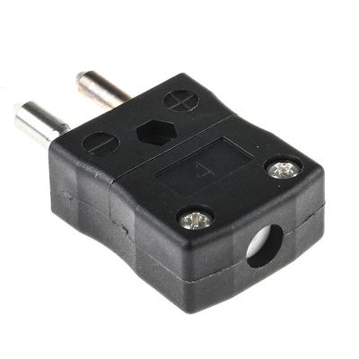 RS PRO In-Line Thermocouple Connector for Use with Type J Thermocouple, Standard Size, IEC Standard