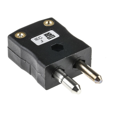 RS PRO In-Line Thermocouple Connector for Use with Type J Thermocouple, Standard Size, IEC Standard