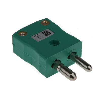 RS PRO In-Line Thermocouple Connector for Use with Type K Thermocouple, Standard Size, IEC Standard