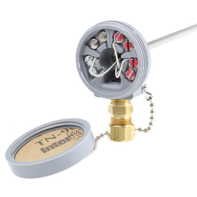 Correge PT100 RTD Sensor, 6mm Dia, 200mm Long, 3 Wire, Probe, Class A +450°C Max