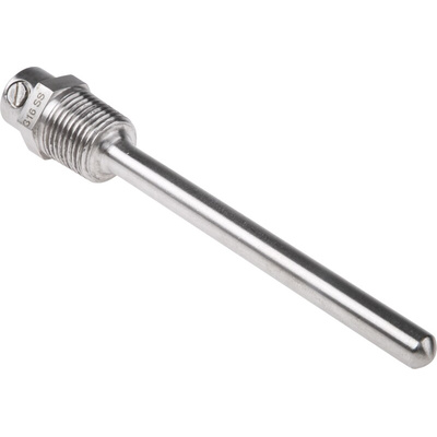 RS PRO Thermowell for Use with PT 100 + 10K3A1 Thermocouple, RoHS Compliant Standard