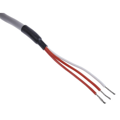 Correge PT100 RTD Sensor, 6mm Dia, 60mm Long, 3 Wire, Probe, Class A +200°C Max