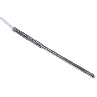 Jumo PT100 RTD Sensor, 6mm Dia, 100mm Long, 3 Wire, Probe, Class B +180°C Max