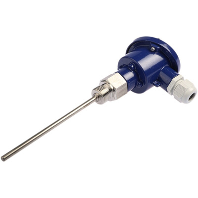 Jumo PT100 RTD Sensor, 6mm Dia, 150mm Long, 3 Wire, G1/2, Class B +400°C Max