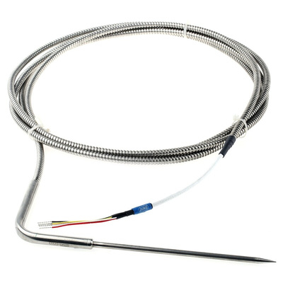 Jumo PT100 RTD Sensor, 5mm Dia, 150mm Long, 2 x 3 Wire, Probe, Class B +260°C Max