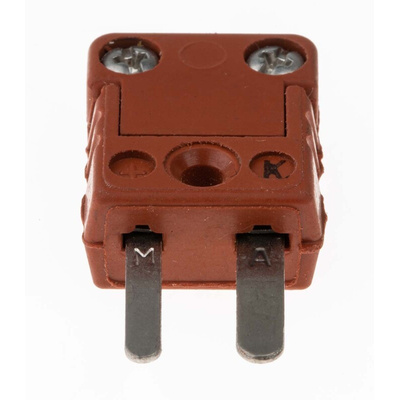 RS PRO High Temperature Thermocouple Connector for Use with Type K Thermocouple, Miniature Size, IEC Standard