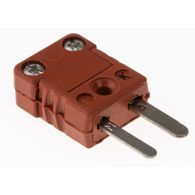 RS PRO High Temperature Thermocouple Connector for Use with Type K Thermocouple, Miniature Size, IEC Standard