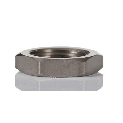 RS PRO Stainless Steel Locknut for Use with Temperature Sensor, 1/8 BSPP, RoHS Compliant Standard