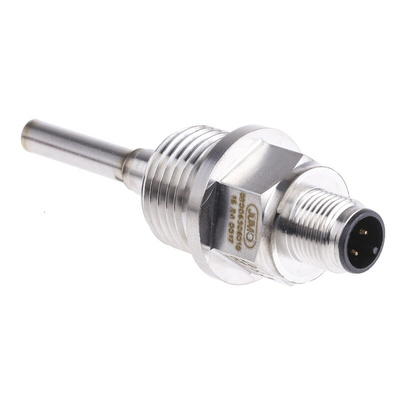 Jumo PT100 Temperature Sensor, 6mm Dia, 50mm Long, +200°C Max