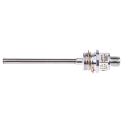 Jumo PT100 Temperature Sensor, 6mm Dia, 100mm Long, +200°C Max