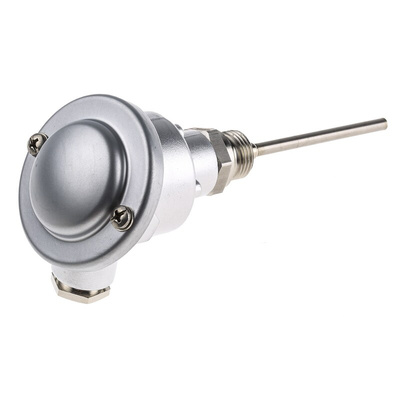 Jumo PT100 Temperature Sensor, 6mm Dia, 100mm Long, +400°C Max
