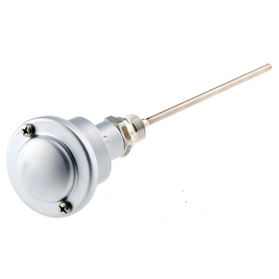 Jumo PT100 Temperature Sensor, 6mm Dia, 150mm Long, +200°C Max