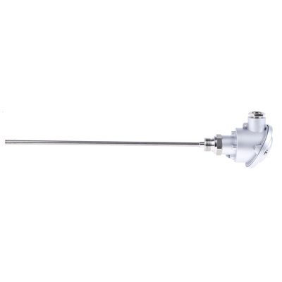 Jumo PT100 Temperature Sensor, 6mm Dia, 300mm Long, +200°C Max