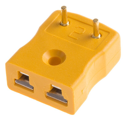 RS PRO PCB Mounting Thermocouple Connector for Use with Type K Thermocouple, Miniature Size, ANSI Standard