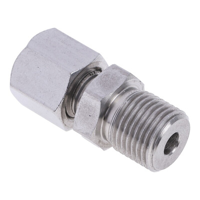 RS PRO Thermocouple Compression Fitting for Use with Thermocouple, 1/8 BSP, 1mm Probe, RoHS Compliant Standard