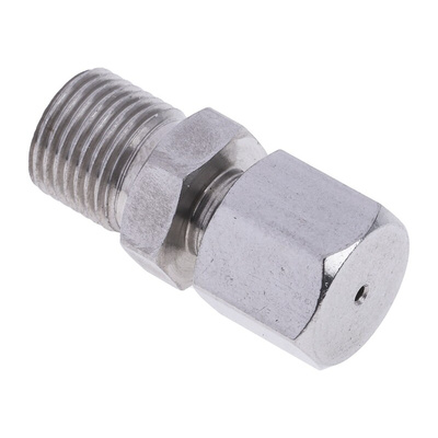 RS PRO Thermocouple Compression Fitting for Use with Thermocouple, 1/8 BSP, 1mm Probe, RoHS Compliant Standard