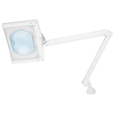 RS PRO Magnifying Lamp with Table Clamp Mount, 3dioptre, 190 x 160mm Lens