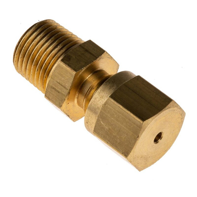 RS PRO Thermocouple Compression Fitting for Use with Thermocouple, 1/8 BSPT, 1.5mm Probe, RoHS Compliant Standard
