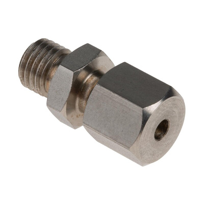RS PRO In-Line Thermocouple Compression Fitting for Use with 3 mm Probe Thermocouple, M8, 3mm Probe, RoHS Compliant