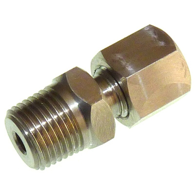 RS PRO In-Line Thermocouple Compression Fitting for Use with 3 mm Probe Thermocouple, M20, RoHS Compliant Standard