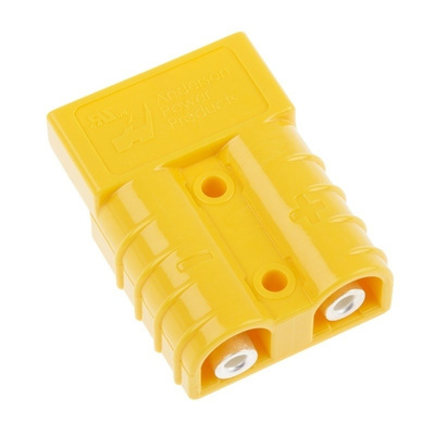 Anderson Power Products, SB50 Male 2 Way Battery Connector, 50.0A, 600.0 V