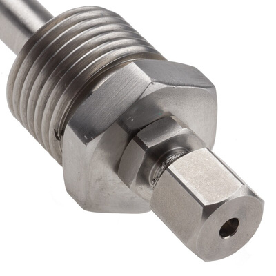 RS PRO Thermowell for Use with Temperature Probe, 1/2 BSP, 3 mm, 8 (Pocket) mm Probe