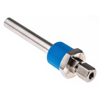 RS PRO Thermowell for Use with Temperature Probe, 1/2 BSP, 6 mm, 11.1 (Pocket) mm Probe