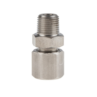RS PRO In-Line Thermocouple Compression Fitting for Use with Thermocouple, 1/8 BSPT, 4mm Probe
