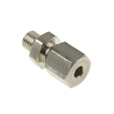 RS PRO In-Line Thermocouple Compression Fitting for Use with Thermocouple, M8, 4.5mm Probe