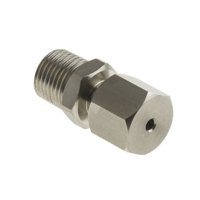 RS PRO In-Line Thermocouple Compression Fitting for Use with Thermocouple, 1/8 NPT, 2mm Probe