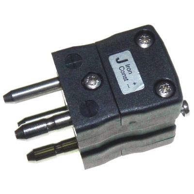 RS PRO Duplex Thermocouple Connector for Use with Type J Thermocouple, Standard Size, IEC Standard
