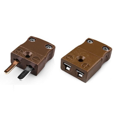 RS PRO In-Line Thermocouple Connector for Use with Thermocouple, Miniature, IEC Standard